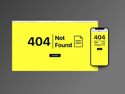 404 Error design minimal mobile ui ui ux ui design ui designer ux designer website website design