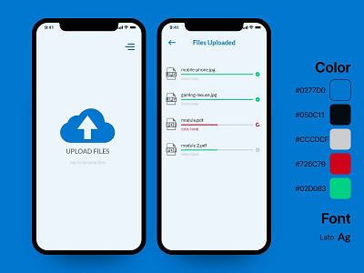 File Upload design minimal mobile ui ui ux ui design ui designer ux designer