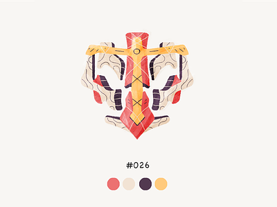 Masked twentysix color design illustration mask