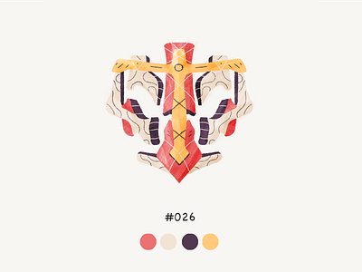 Masked twentysix color design illustration mask
