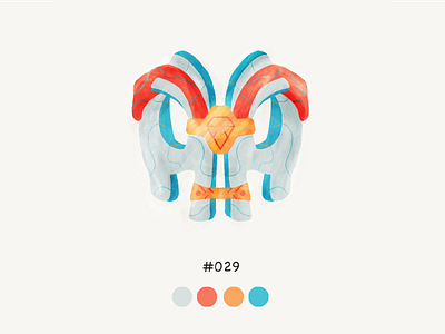 Masked twentynine color design illustration mask