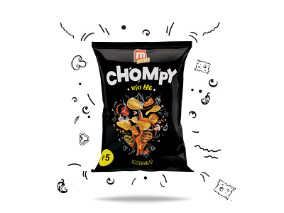 Package Design For M10 Chompy animation brand design brand development brand identity brand logo branding branding design design illustration package design packaging