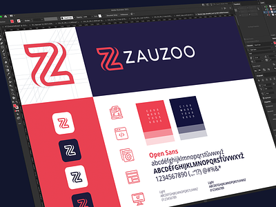 Corporate Identity / Zauzoo branding design logo typography