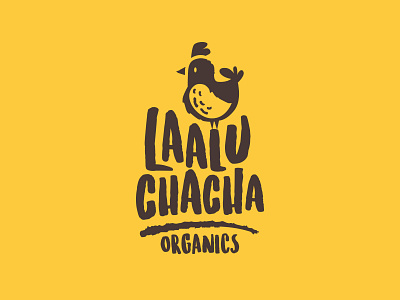 Laalu Chacha Organics Logo branding design illustration logo