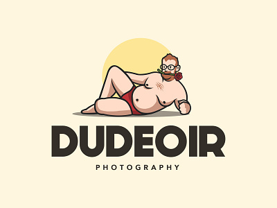 Dudeoir Photography Logo branding illustration logo typography vector