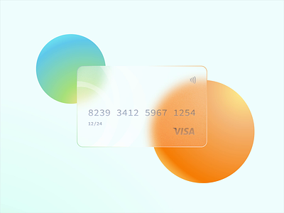 Glass Credit Card animation bank banking card cc clean color colorful credit credit card design figma glass glass card glassy minimal motion motion design motion graphic payment