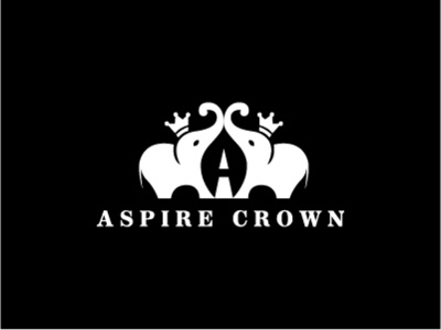 Aspire Crown Logo creative logo crown logo elephant logo logo minimalist logo