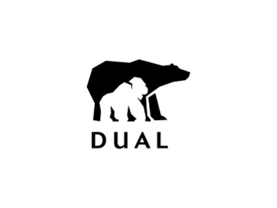 Dual logg bear logo creative logo dual logo gorila logo minimalist logo