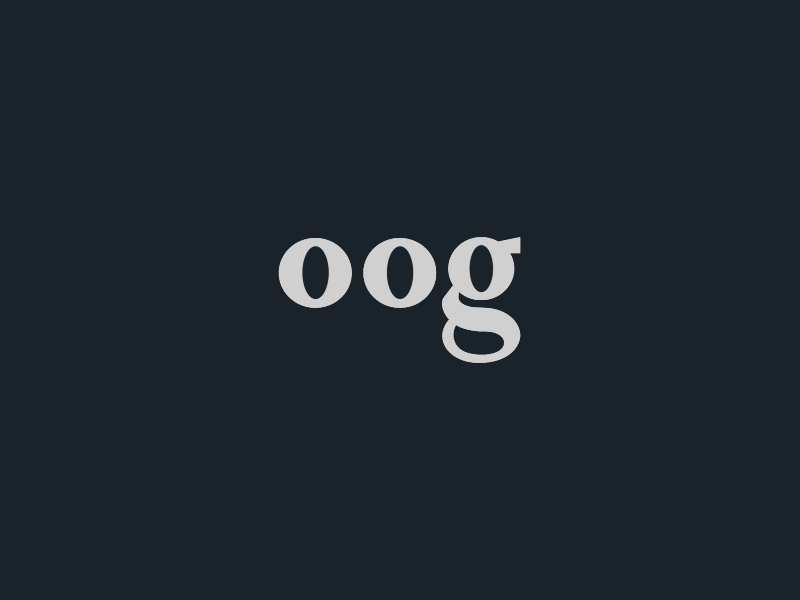 oog logo animation by modus.mograph on Dribbble