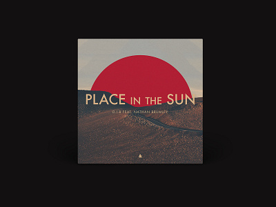 Place in the Sun branding cover art design flat graphic illustration logo minimal