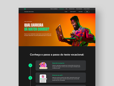 Descomplica UI shot branding design illustration ui ux web website