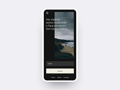 Mobile Newsletter - Daily UI