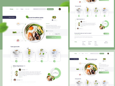 #3 - Food restaurant design food food and drink minimal order ordering site ui uidesign uiux uxdesign uxui web website