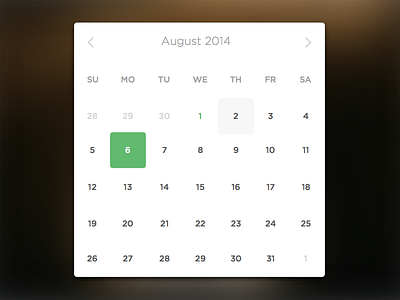 Minimal Date Picker date picker instagram minimal time picker web app