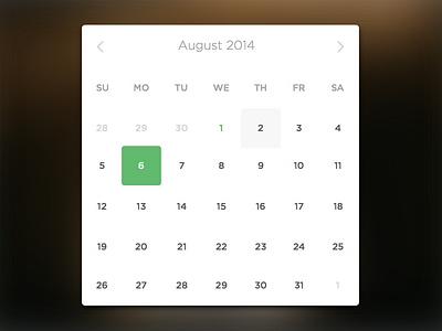 Minimal Date Picker