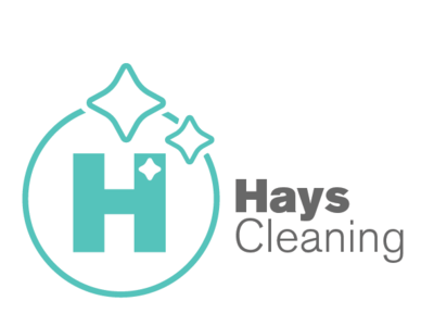 Hays Cleaning Logo branding design flat logo minimal type