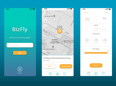 Bizfly Mobile App Concept app branding design flat icon minimal ui ux