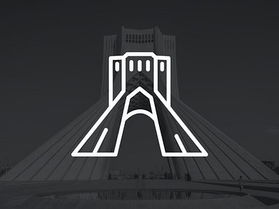 Azadi Tower azadi azadi tower icon icongraphy icons iran logo tehran vector vector art vectorart
