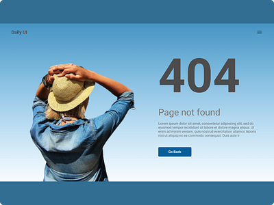Daily UI :: 008 (404 page)