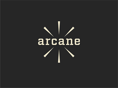 Rebranding arcane 2020 agency logo arcane branding escape game event agency event branding fireworks french logo logo design logotype minimal minimal design vector