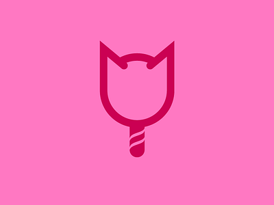 Candy for Kitty c4k candies candy cat girly head kitty logo lollipop minimal pink