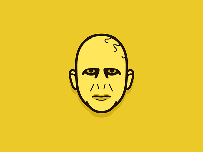 Voldemort - Harry Potter character design harry potter horror movie icon illustration logoface minimal design movie character portrait portrait serie villain voldemort