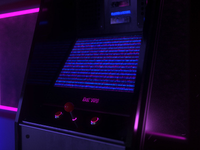 Neon Arcade 80´s animation arcade cinema4d graduation project lights neon neontapes octane recorder retrowave synthwave