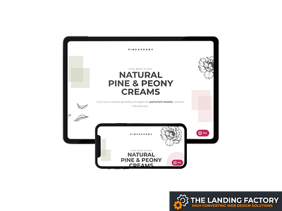 Sales template design for natural cosmetics manufacturers cosmetics elementor landing page landing page concept landing page template manufacture manufacturer natural natural cosmetics page builder page layout pink responsive responsive design sales sales page sales template template web design website