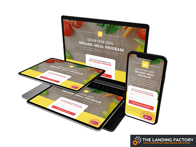 Opt-in template design for organic food stores elementor food shop food store landing page landing page concept landing page template opt in opt in opt in page organic organic food organic food store page builder page layout responsive responsive design template web design website yellow