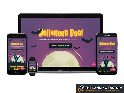 Opt-in template design for Halloween deals
