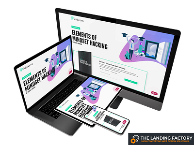 Lead generation template for bloggers blogger bloggers ebook elementor green landing page landing page concept landing page template lead generation mindset hackers opt in opt in page builder page layout purple responsive responsive design template web design website