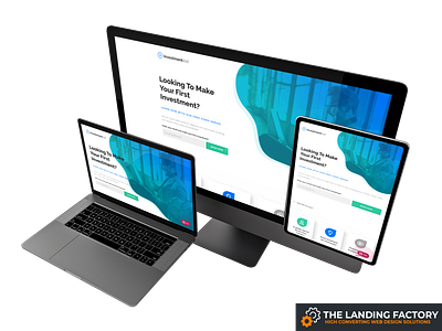 Opt-in template design for investing coaches elementor financial course green investing investing coach investment landing page landing page concept landing page template opt in opt in opt in page page builder page layout responsive responsive design template video course web design website