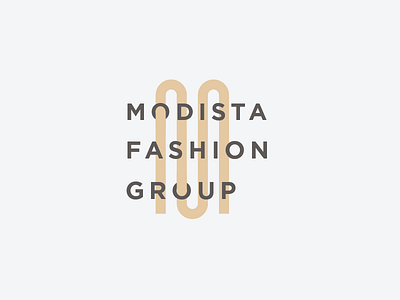 Modista Revamp fashion logo m neutral thread