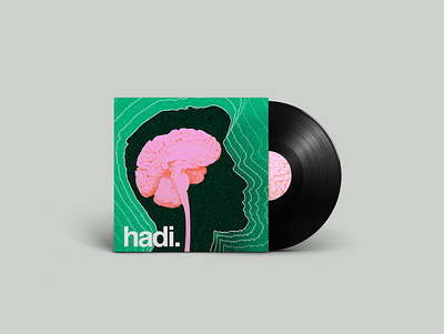 cerebrum. album art album artwork album cover album cover design design illustration minimal vinyl cover