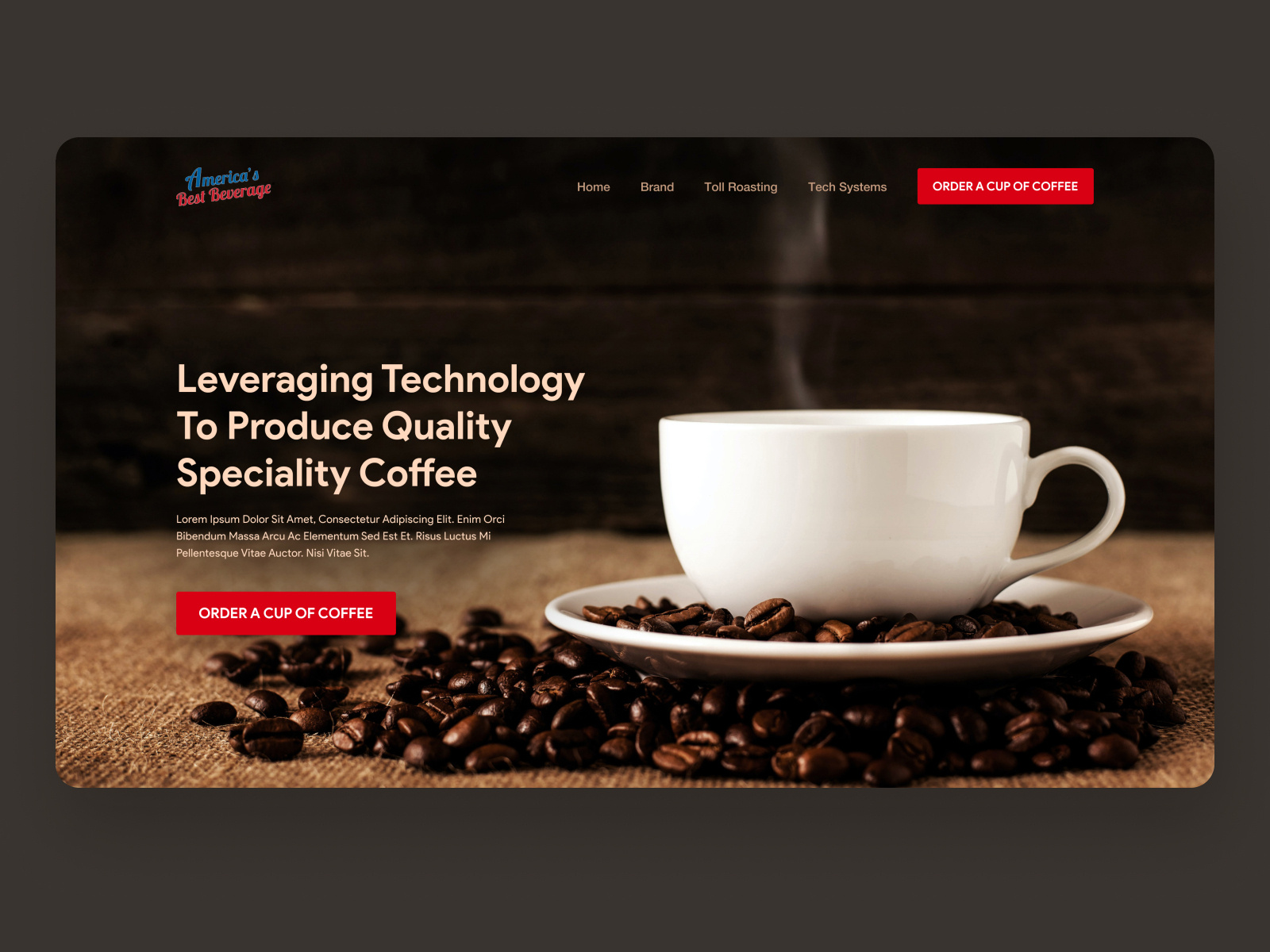 Americas Best Coffee Company by Bhanu Kalyan on Dribbble
