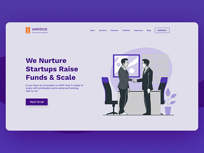 Varidus - We help startups scale and get funding appdesign art direction artwork brand branding branding design business creative creative design design illustration illustration art minimal startup ui vector visual design webdesign webillustration website