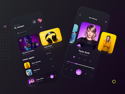 Music Player UI — Mobile App