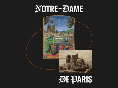 Notre-Dame De Paris — redesign website