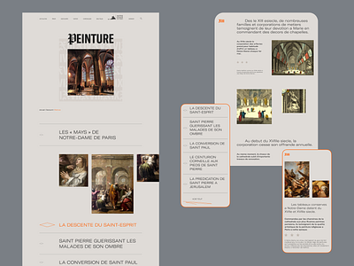 Notre-Dame De Paris — redesign website