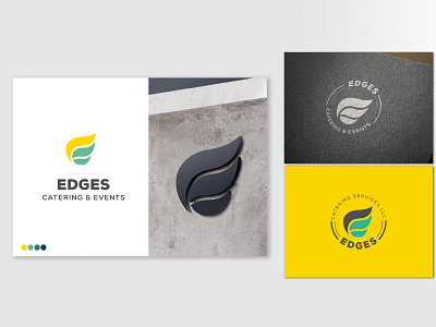 Edges Catering & Events art direction brand identity branding catering catering logo catering services corporate design events logo logodesign