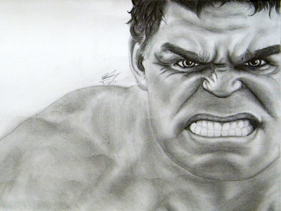 Hulk art hulk illustration pencil sketch