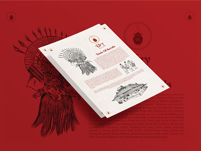 Flyer - Ury art art direction artist authentic design illustration kerala newsletter restaurant branding storytelling traditional