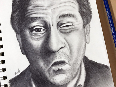 Pencil Sketch - Robert Di Niro