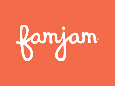 Famjam Logo branding identity logo script