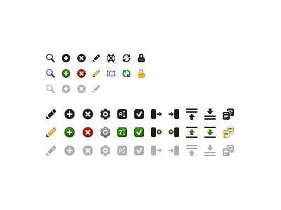 Applications Icons icon one color web app