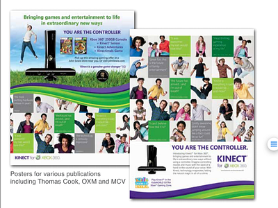 Microsoft Xbox magazine pages artwork layouts magazine pages marketing