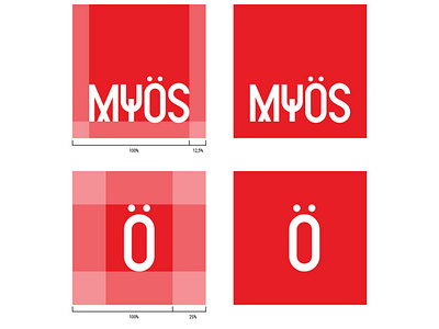 MYÖS - Brand identity brand identity clean logo minimal red