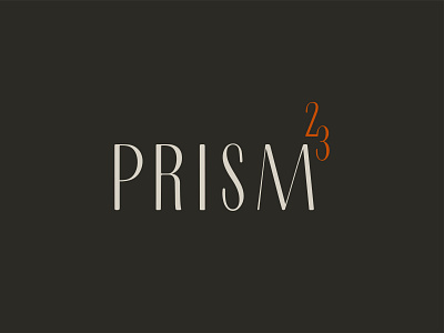 Prism23 23 badge badge design brand identity branding design logo modern prism real estate typography
