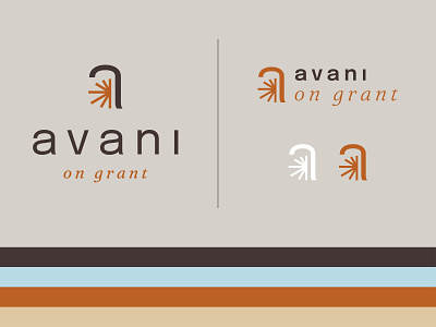 Avani on Grant arizona brand identity branding desert design icon logo sun type design typography