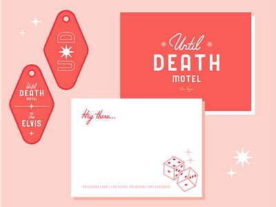 Until Death Motel - Keychain & Notecard